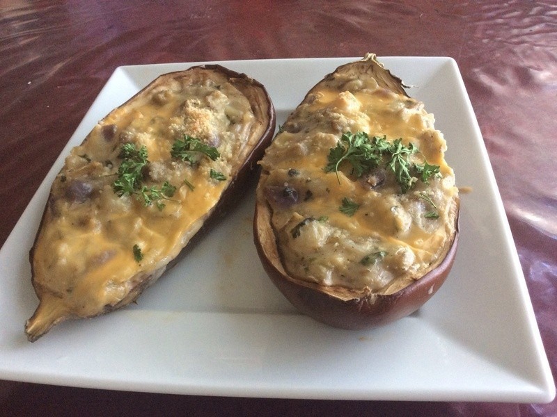 焗风起司茄子的做法