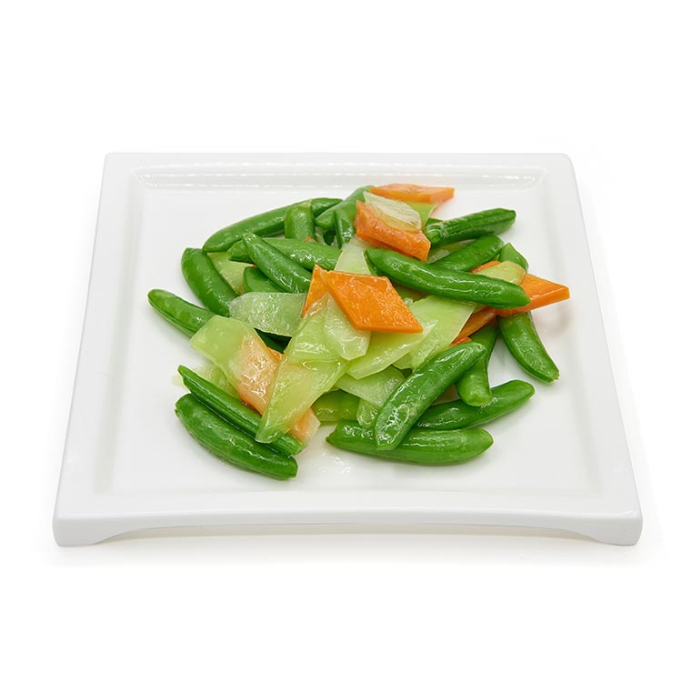 芥兰甜豆胡萝卜的做法