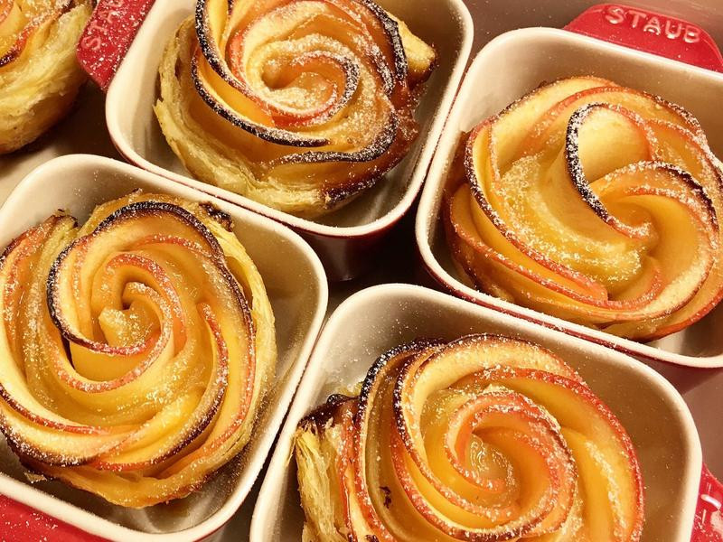 苹果玫块花的做法