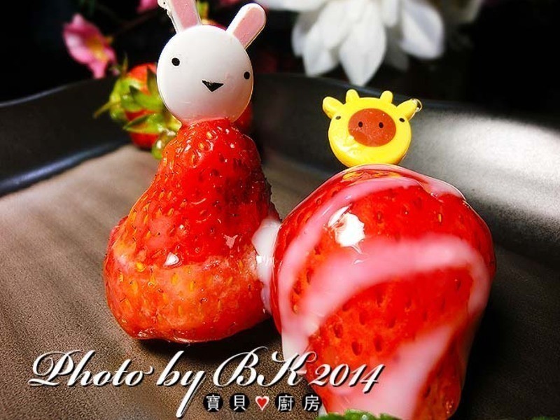 草莓知心糖(葫芦)的做法