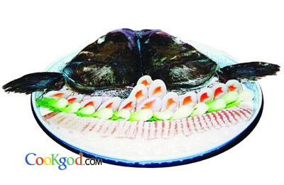 红泥鱼头王的做法