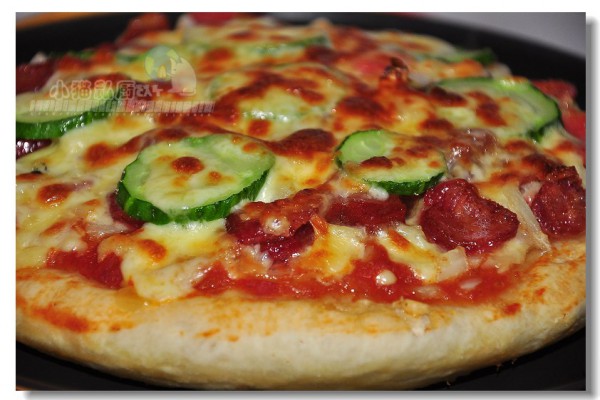 电饭锅腊肠批萨的做法