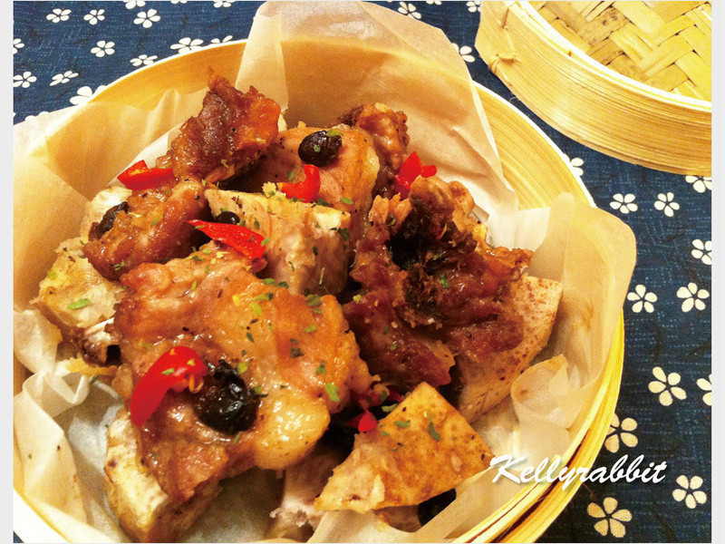 芋头豉汁排骨的做法