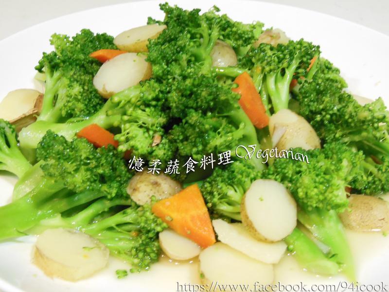 ?忆柔蔬食?马铃薯汁溜青花~可素食的做法