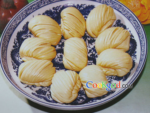 锁阳汁鸡蛋花卷的做法