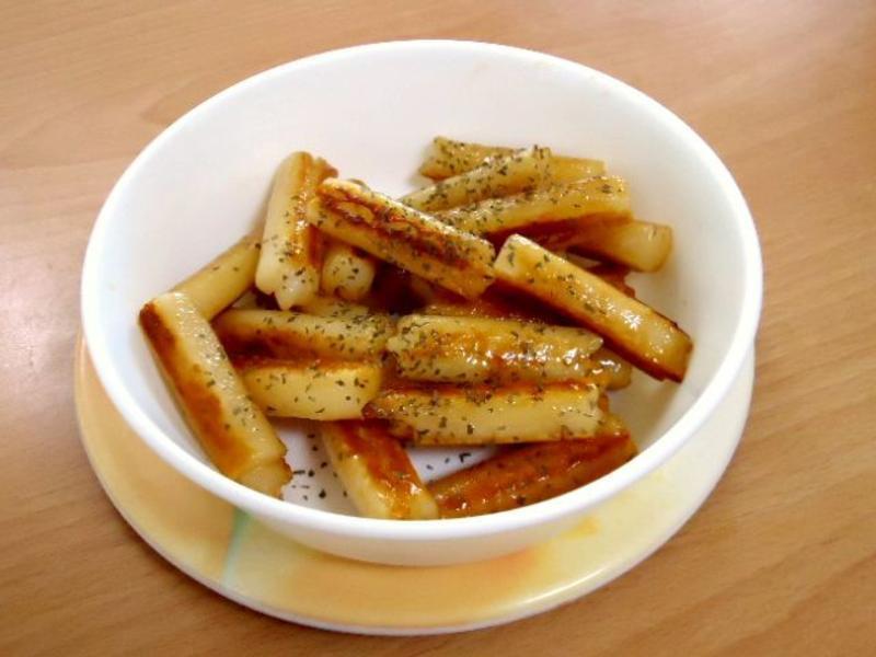 外酥内软煎韩式年糕的做法