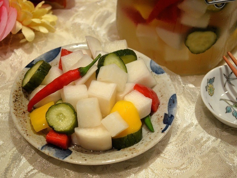 酸甜白萝卜粒的做法