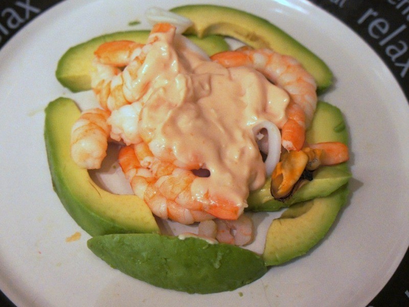 ��Ϻ����ɳ�� Prawn & Avocado Salad������