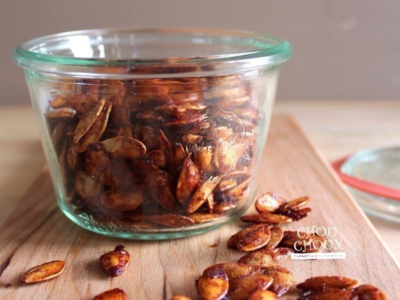 肉桂橘香烤南瓜籽的做法