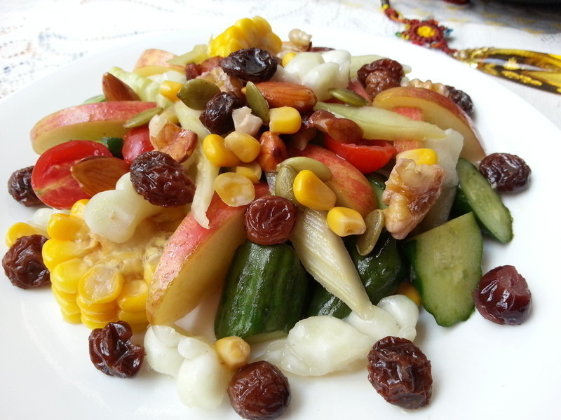 法式芥末油醋蔬果沙拉的做法