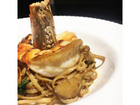 香辣蒜片大虾意粉的做法