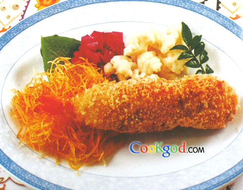 什锦虾卷的做法