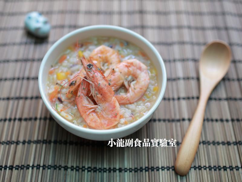 宝宝食谱【鲜虾十谷米粥】的做法