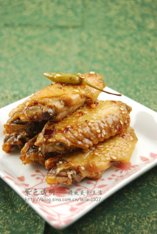 醉酒椒麻口水鸡翅的做法