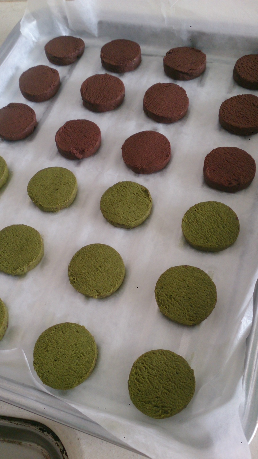 抹茶曲奇 巧克力曲奇的做法