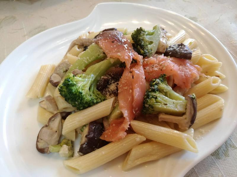 海味白酒野菜笔管面的做法