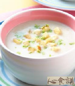 蒜苗马铃薯冷汤的做法