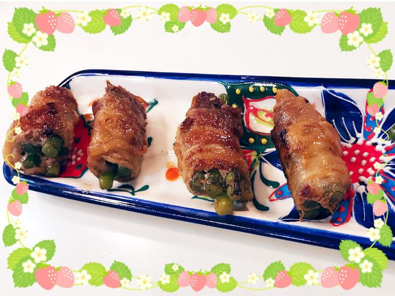 猪肉蒜苗卷的做法