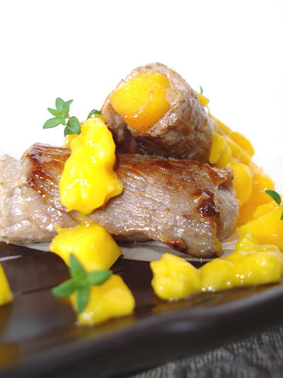 香芒牛柳卷的做法