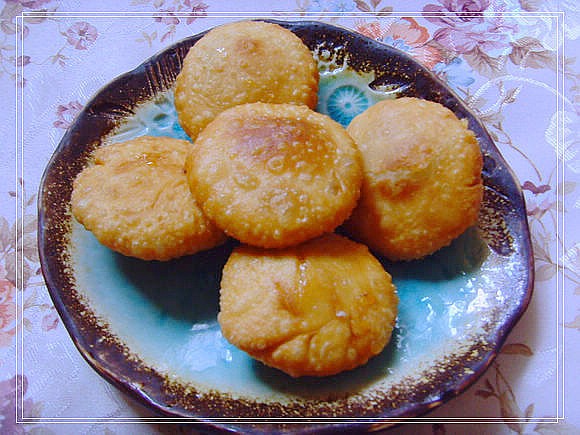 烫面炸糕 。的做法