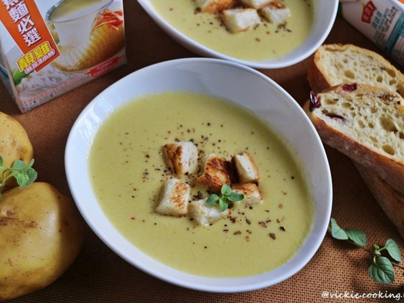 奶油玉米马铃薯浓汤的做法