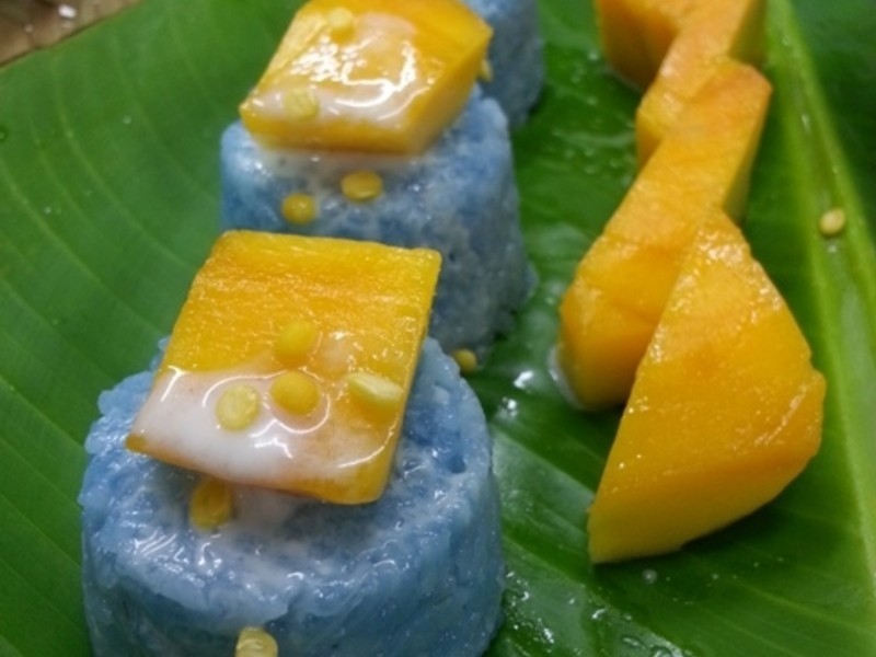 泰国糯米芒果煮椰浆的做法