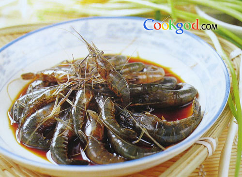酒糟醉河虾的做法