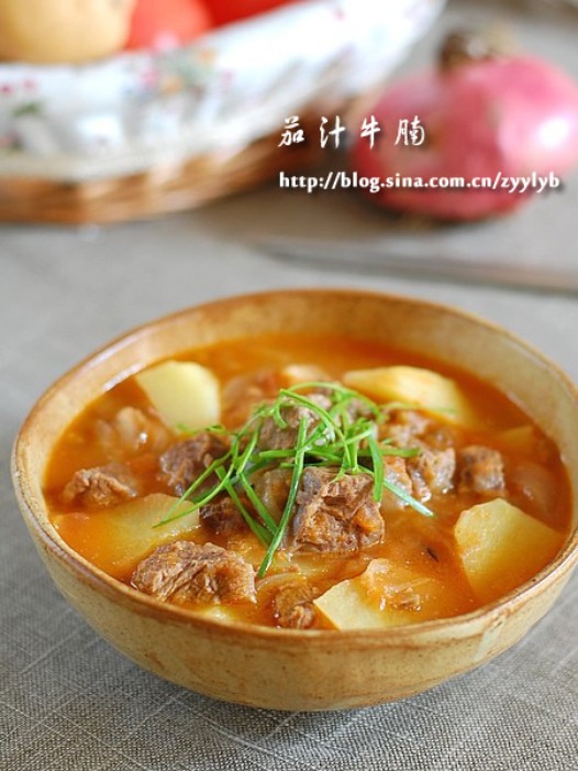 茄汁牛腩的做法