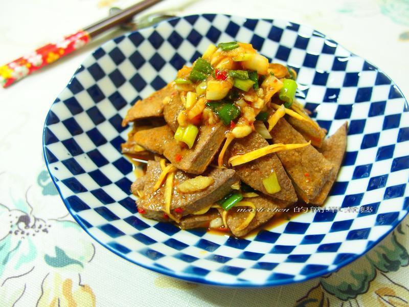 凉拌猪肝【深夜食堂】的做法
