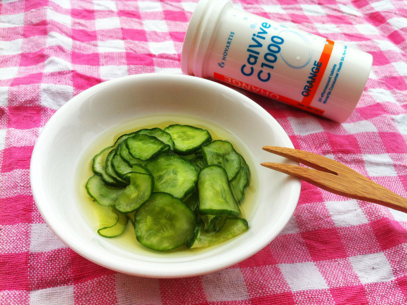 酸甜醃黄瓜『诺钙C发泡锭』的做法