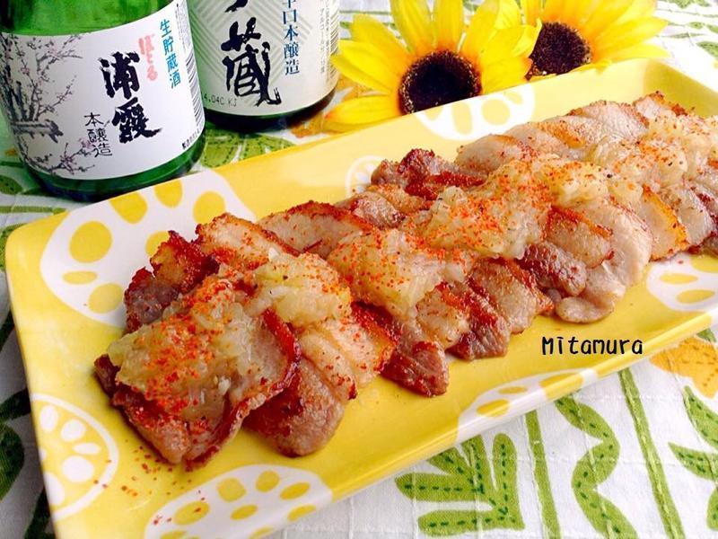 香煎猪五花的做法