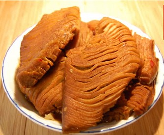 兰花豆付干的做法