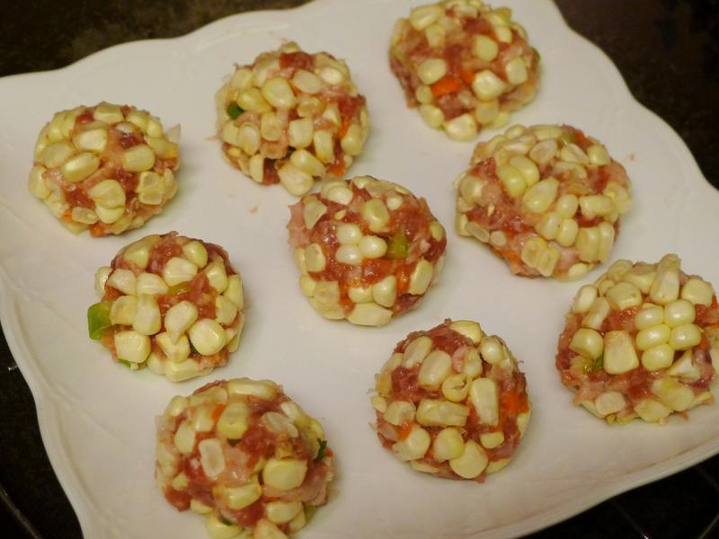 玉米鲜肉丸子的做法