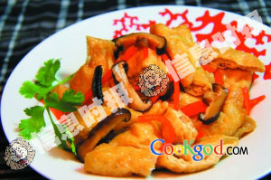 姜汁素豆卜的做法