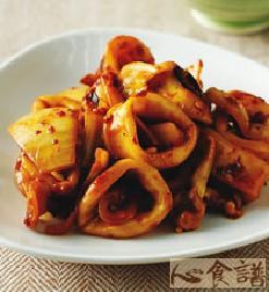 虾酱咖哩透抽饭的做法