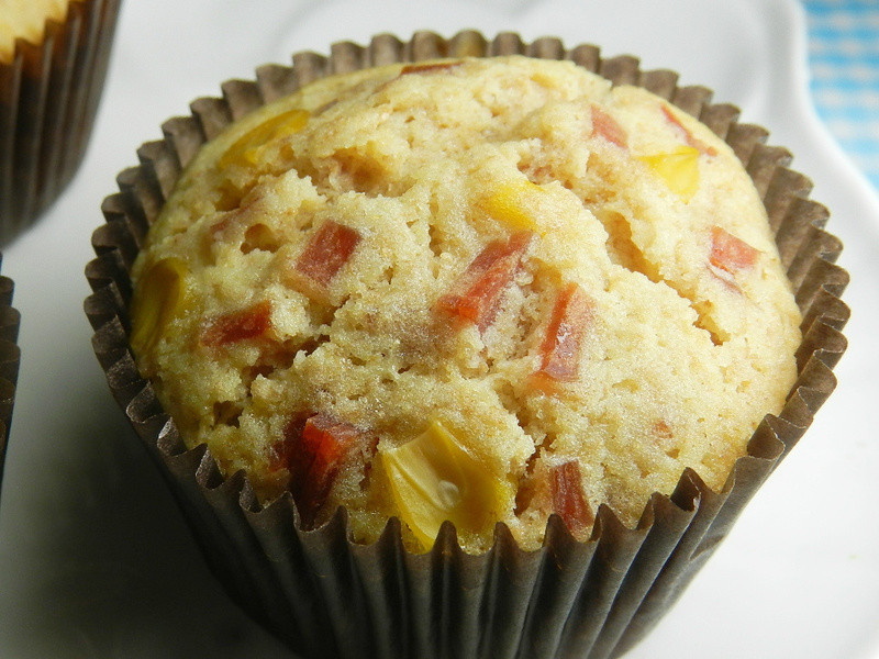 玉米火腿马芬的做法