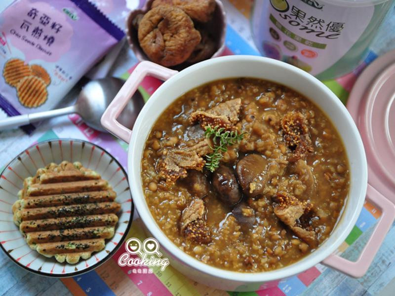 黑糖甘栗甜米粥的做法