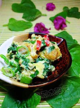 木耳菜炒鸡蛋的做法