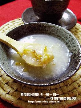 江瑶柱鲍鱼鸡丝粥的做法