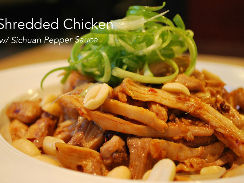 贝儿实验室。麻辣凉拌鸡丝的做法