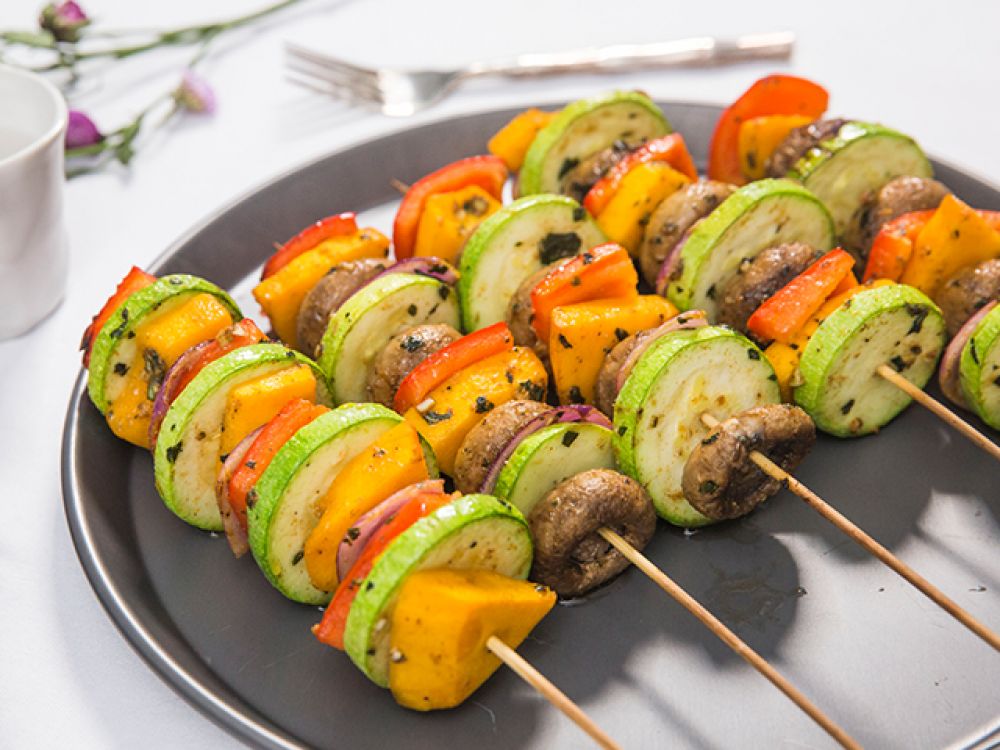 香烤蒜香蘑菇串的做法