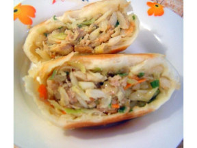 脆皮水煎包的做法