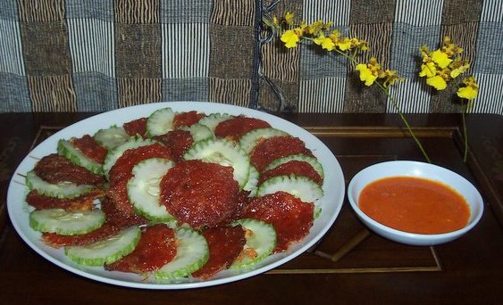 圆香肉干黄瓜片的做法