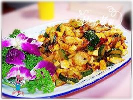 酱炒黄瓜白豆干的做法