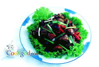 乡村笨鹅烧蘑菇的做法