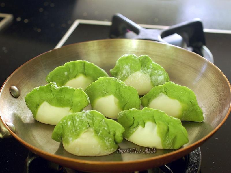 【翠玉白菜水饺】的做法