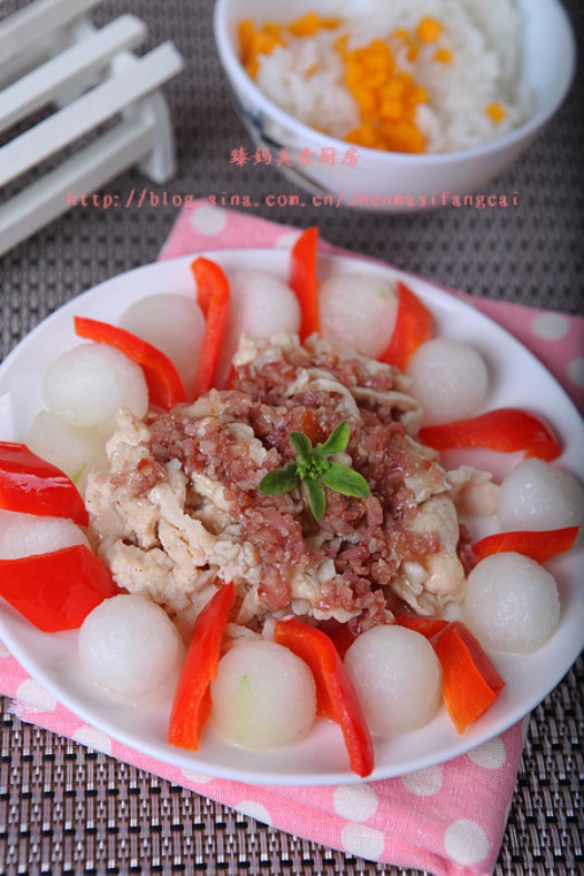 鸡肉冬瓜丸的做法