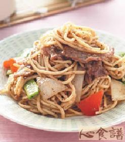 黑椒牛肉炒面的做法