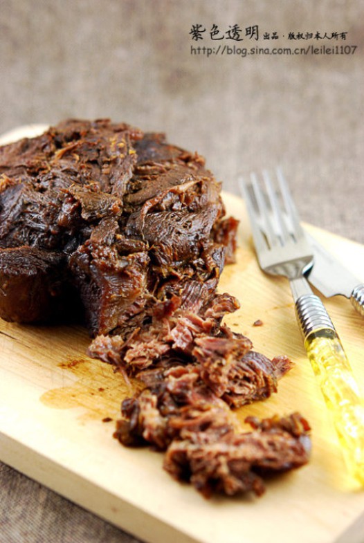 红酒醉牛肉的做法