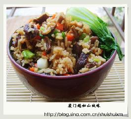 腊味炒饭的做法